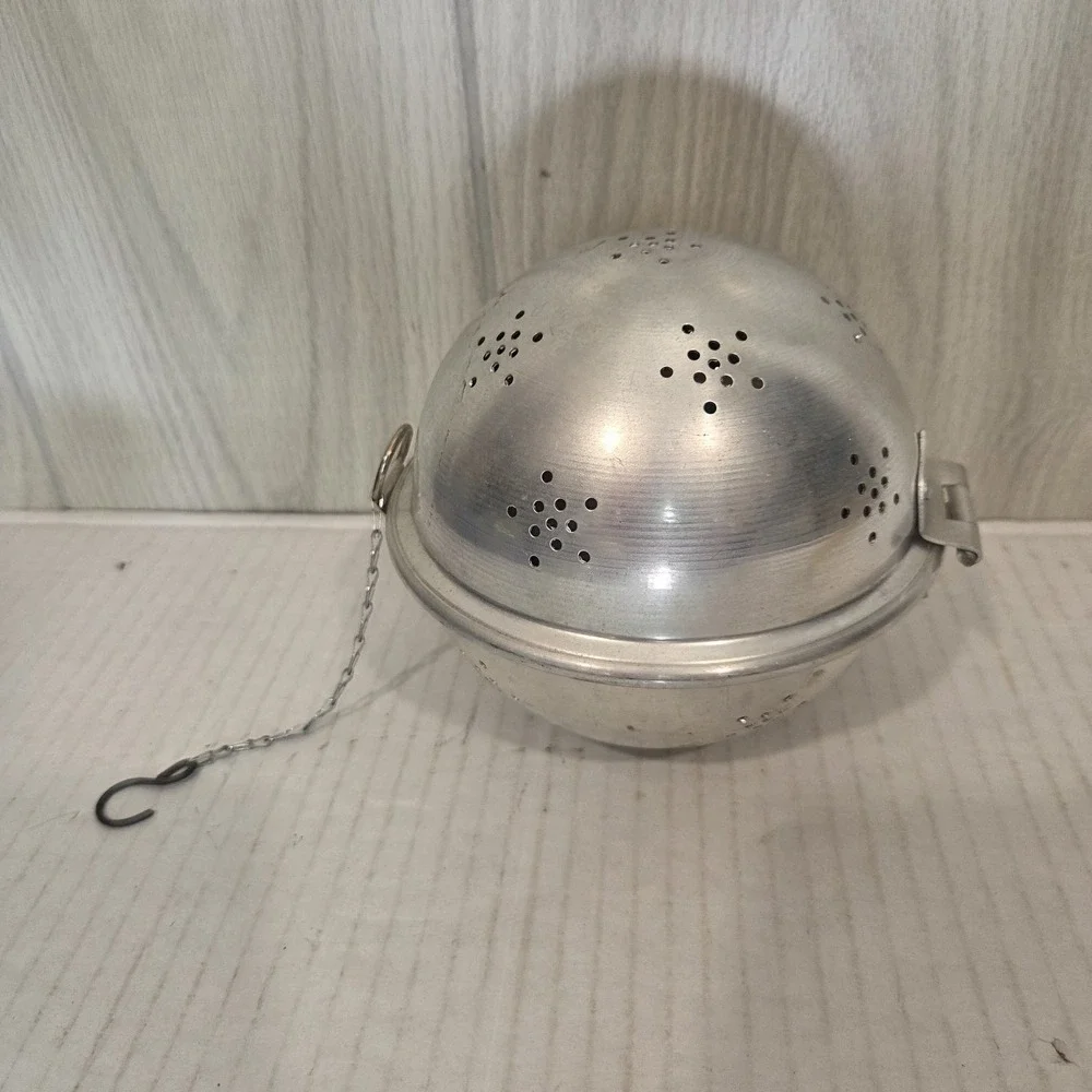 Big Seasoning Bag Aluminum Ball Rice Steamer Coffee Tea Filter Leaf Strainer